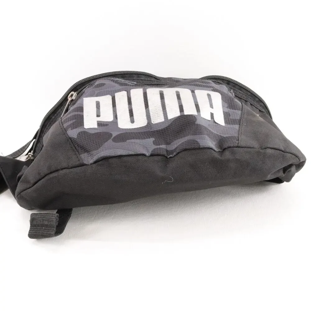 PUMA Fanny Pack Waistpack Unisex Evercat Traverse Black Camo Logo